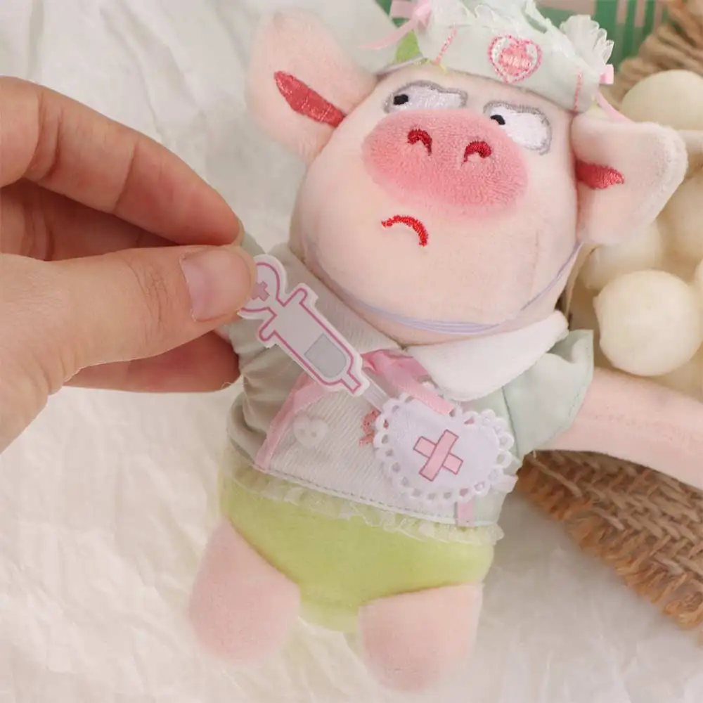 Figures Props Dress Up 10CM Doll Clothes Pretend Play Cotton Doll Dolls Clothing Set Cosplay Kawaii Doll Nurse Uniform Girl Toys