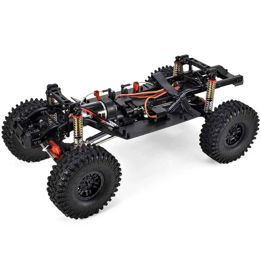 With Tires AUSTARHOBBY RC 313mm 2 Speed Transmission Chassis Frame with Differential Portal Axle for Traxxas TRX 4 1/10 Crawler Car Parts 