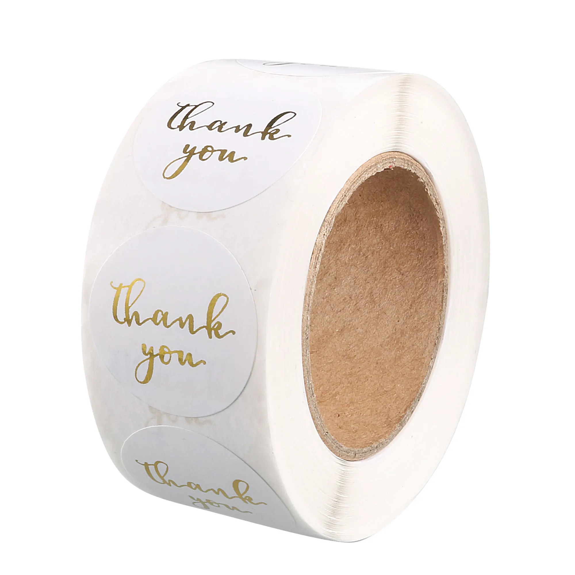 1000Pcs 1 Inch THANK YOU Stickers Seal Labels For Envelope Package Stationery Supplies Handmade Wedding Gift Decoration Sticker