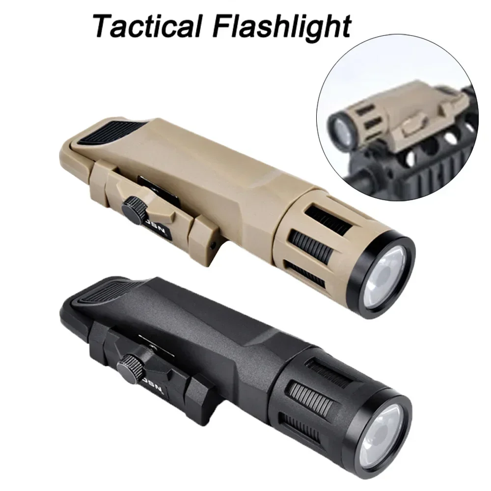 Camping Light Portable Flashlight Portable Lanterns Camping Lamp Camping Lantern LED Flashlight Tactical Hanging Scout Light /Strong light burst/Adapted to 20-21MM guide rail Field lighting camping