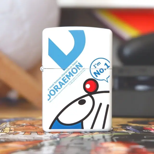 Doraemon kerosene lighter cute cartoon windproof creative ding dang cat