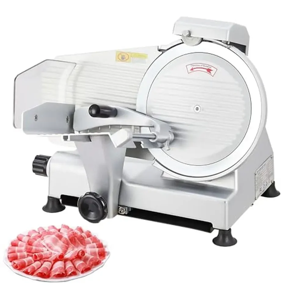 10 Inch Electric Food Slicer with Adjustable Thickness