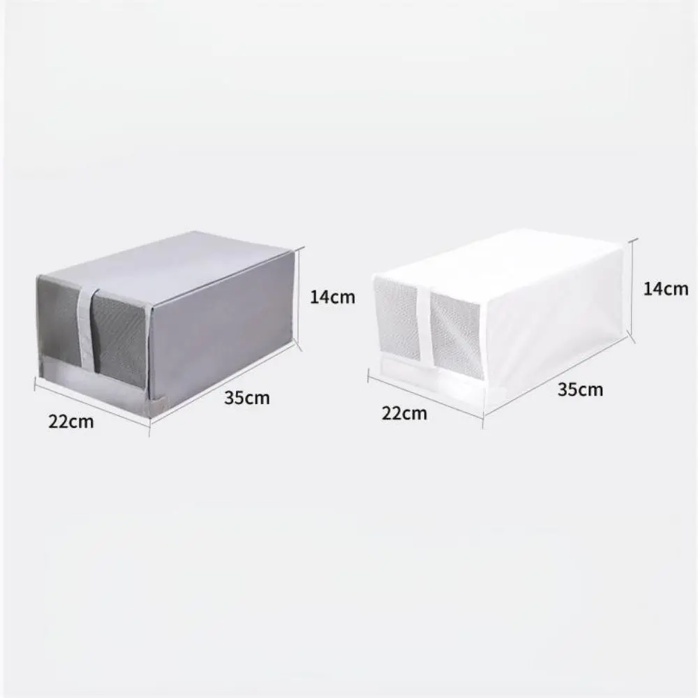Shoe Storage Box Household Foldable Breathable Flip Top Fabric Zapatero Organizador De Zapatos Covers Waterproof Shoes Cabinet 2