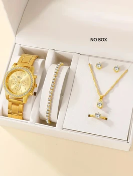 Conjunto de diamantes de imitación para mujer 2