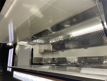 Food Trailer Fully Equipped Food Truck Mobile Kitchen Trailer for Vending on Street Customized Food Concession Trailers for Sale 6