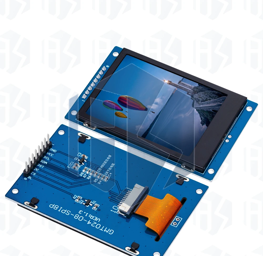 2,4/2,8/3,2/3,5 Zoll 240x320 320x480 SPI 2,4" TFT Serielles Port-Modul 5V/3,3V PCB-Adapter ST7789V/ST7796S LCD-Display für Arduino – Detail 30