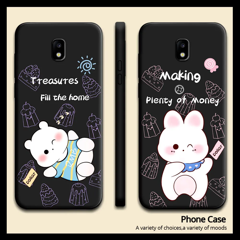 Per Samsung Galaxy J5 2017 J530 Custodia Cartoon Panda Soft Silicone Coppia Cover Posteriore Per Samsung J5 Pro Antiurto Funda