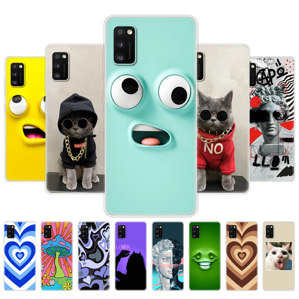 Per La Copertura Molle Del Telefono Del Silicone Di Samsung Galaxy A41 Per Samsung A41 Galaxy A41 A 41 A415 Sm-A415F Caso Paraurti 6.1 Pollici