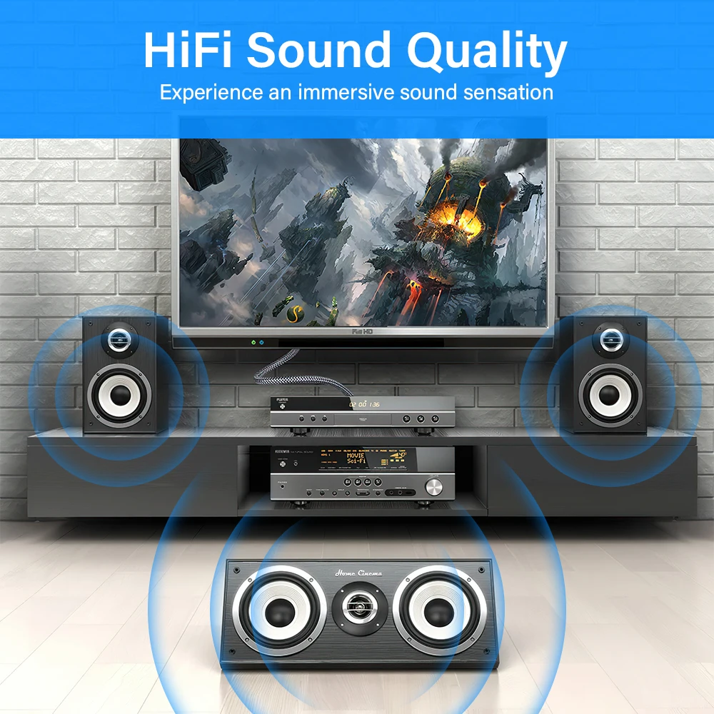 Premium Right Angle Dual RCA Subwoofer Audio Cable - High-Quality Coaxial Connection for Enhanced Sound (Available in 10M & 15M)