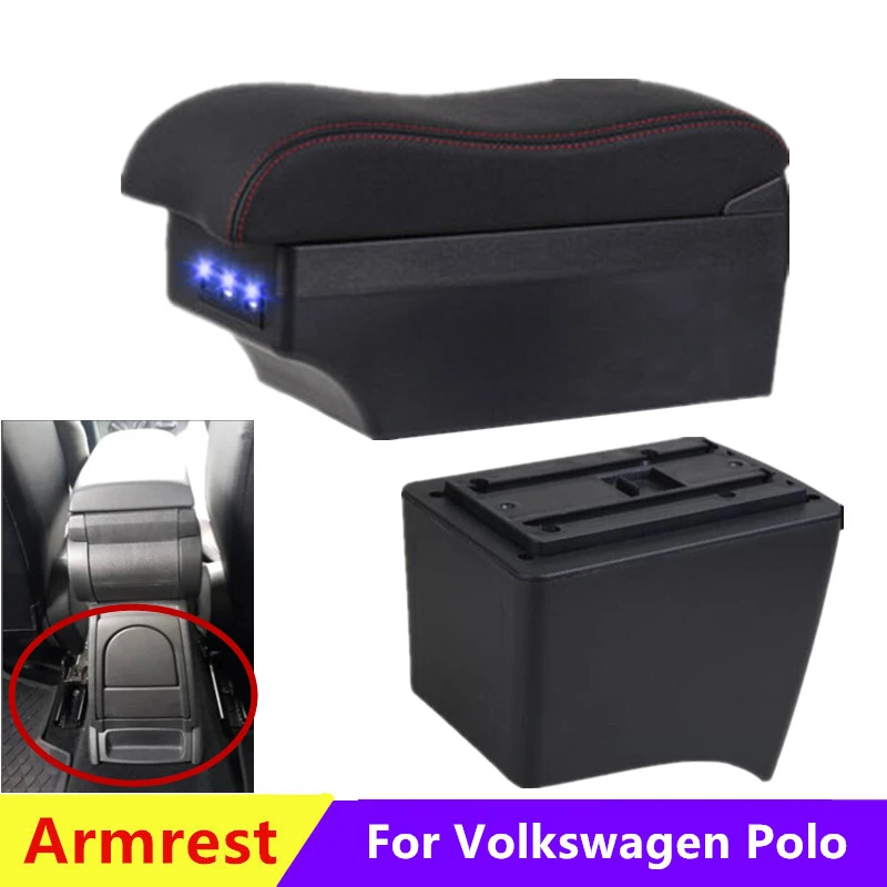 For Volkswagen Polo Armrest Box for Volkswagen VW Polo Sedan 20112020