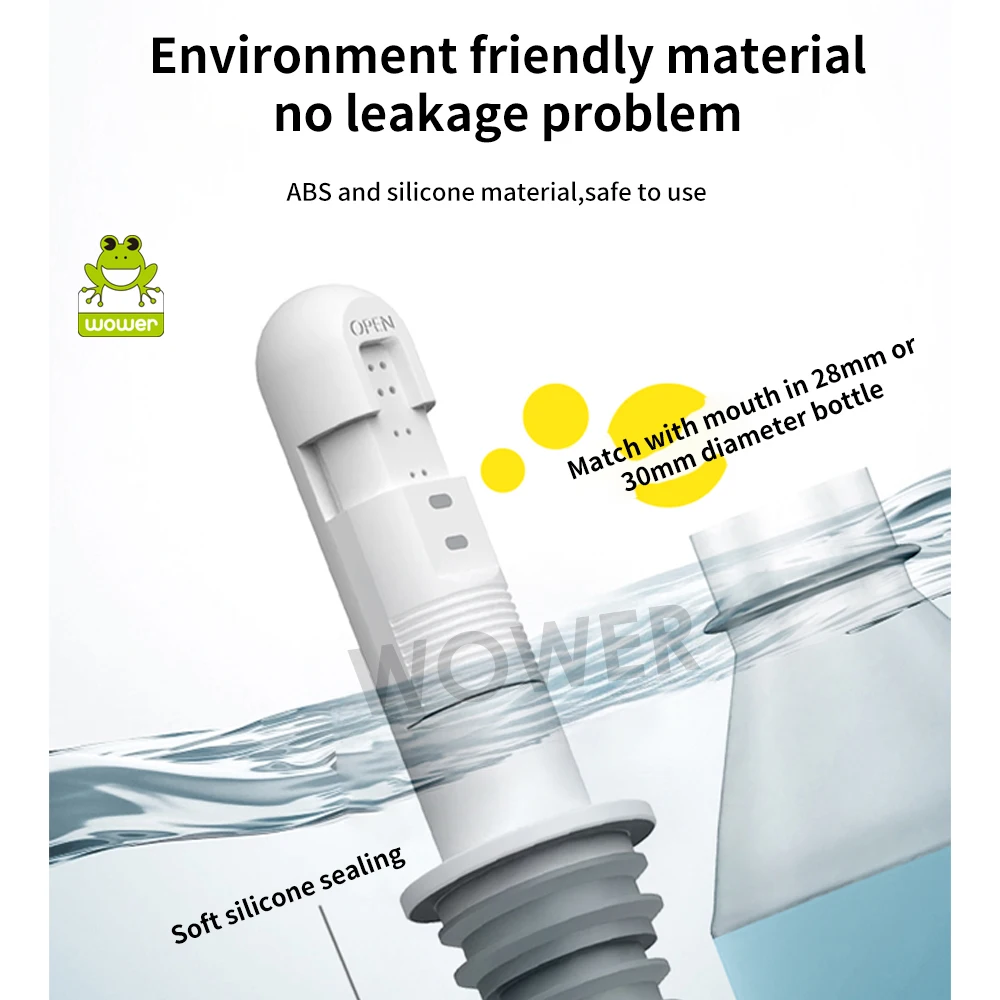 WOWER 2Pcs Portable Finger Bidets for Personal Cleaning Hygiene Care 8 Holes Control Water Volume Travel Shattaf Sprayer 5