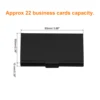 1/2Pc Creative Business Card Case Aluminum Alloy Card Holder Metal Box Cover Professional Business Card Holder Card Metal Wallet 3