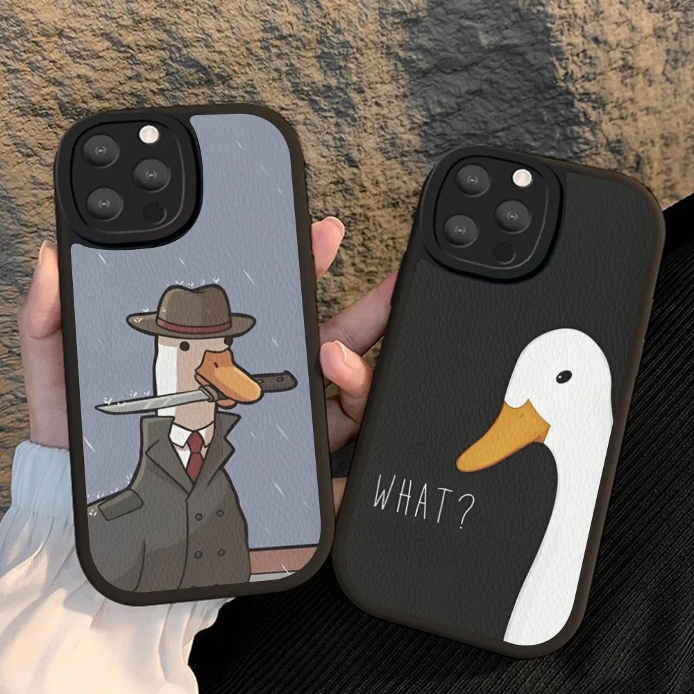 G-Go-Ose-Game Custodia Rigida In Pelle Per Iphone 14 13 12 Mini 11 14 Pro Max Xs X Xr 7 8 Plus Fundas