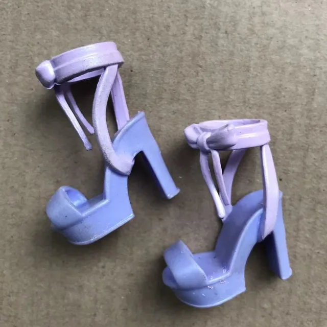 Original Doll Hands Shoes Boots Earrings Decors Doll Replacement White Beige Brown Hands Colorful Doll Accessories - purple boots