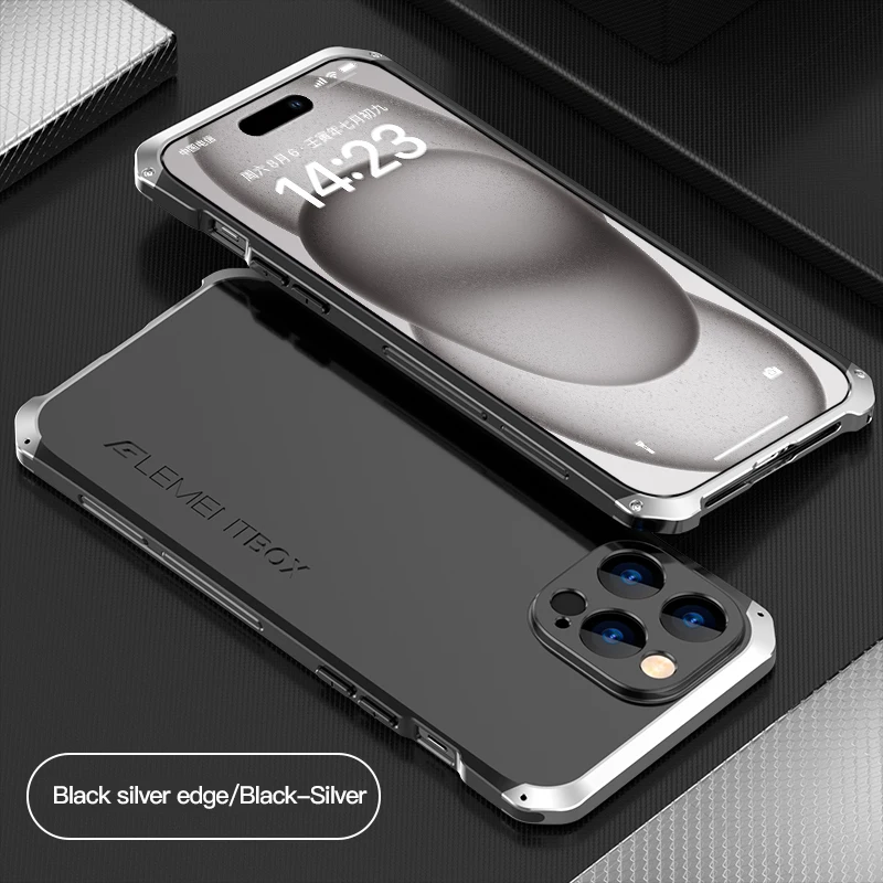 Premium PC+Alloy Metal Phone Case: Sleek and Durable Protection