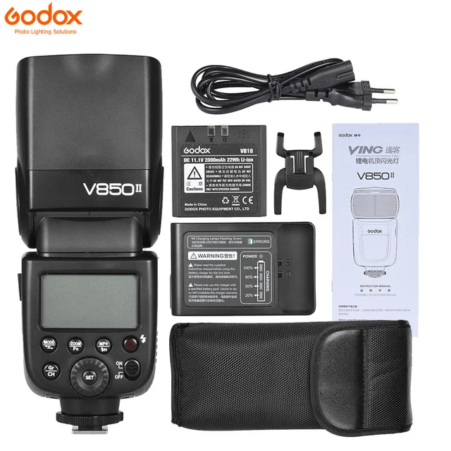 Godox V850II GN60 内蔵 2.4 グラムワイヤレス X システム 1/8000 秒 HSS オフカメラフラッシュスピードライトキヤノンニコンペンタックスオリンパス用