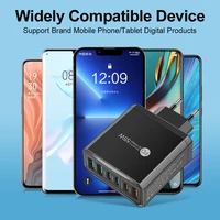 55W 3 USB 3 PD Charger Fast Charging QC3.0 Travel Charger For iPhone 15 14 Samsung Xiaomi Mobile Phone Adapter EU KR US UK Plug 6