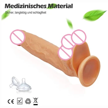 27CM Dildo Sex Toy Big Dick Black Silicon Dildo for Women Dildo Wand Suction Cup Realistic Penis for Woman for Sex Toys Erotic 3