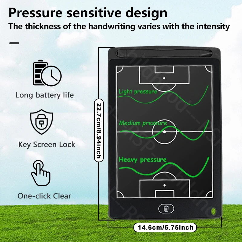 8.5 Inch LCD Football Basketball Coaching Tactical Tablet Soccer Coach Strategy Electronic Marker Board For Sports Training Gift