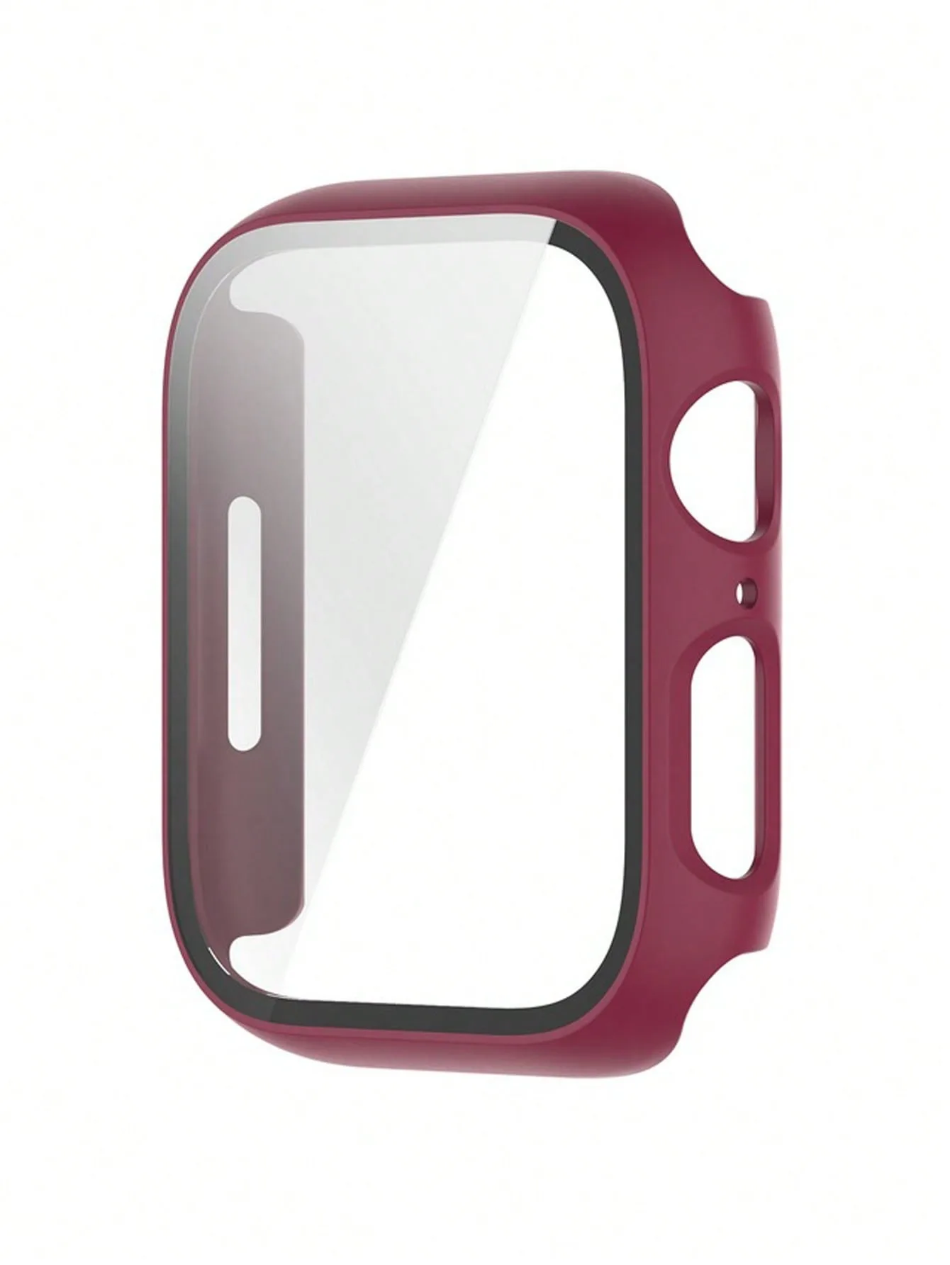 Frosted Matte Frame with Glass Screen Protector - Drop-Proof Case