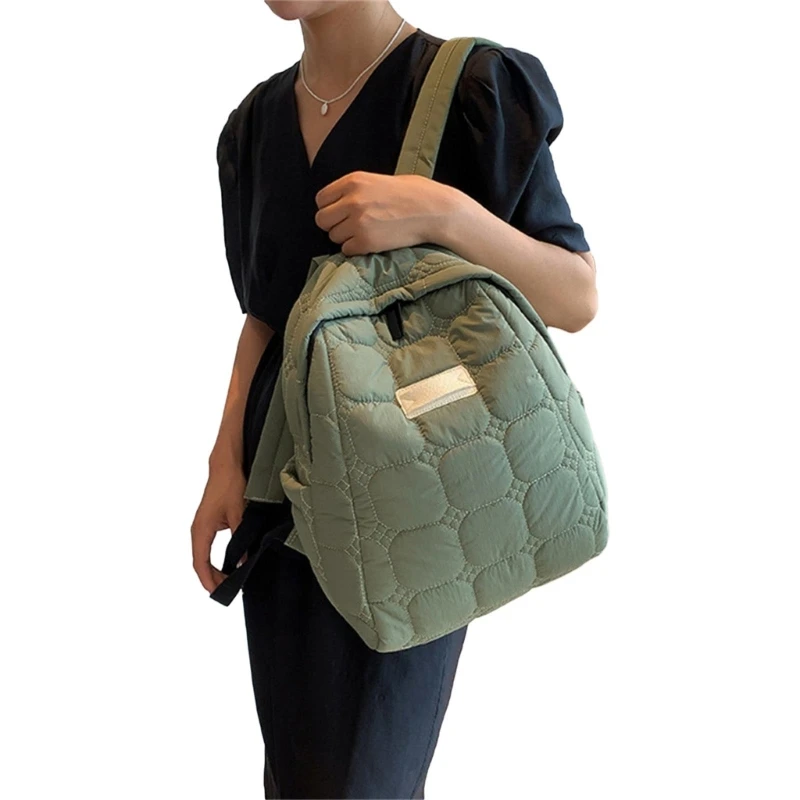 Casual Puffer Backpack Outdoor Backpack Large Capacity Backpack School Bag