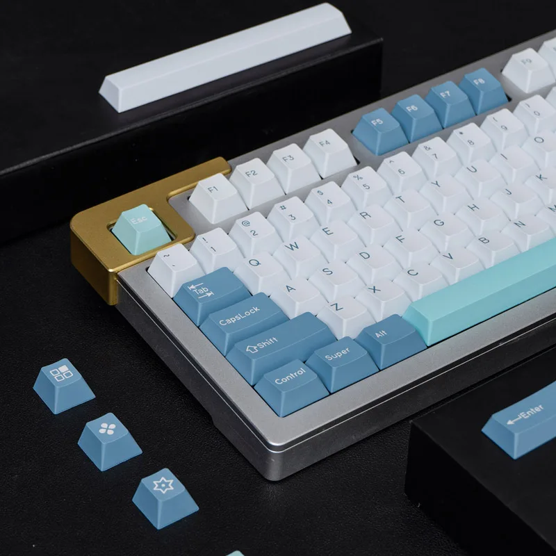 Gmk-shoko Olivia Pbt Keycap 177 Teclas Perfil Cereja Tiro Duplo Personalidade Personalizada Inglesa Teclas para Teclado Mecânico 61 - Imagem 3