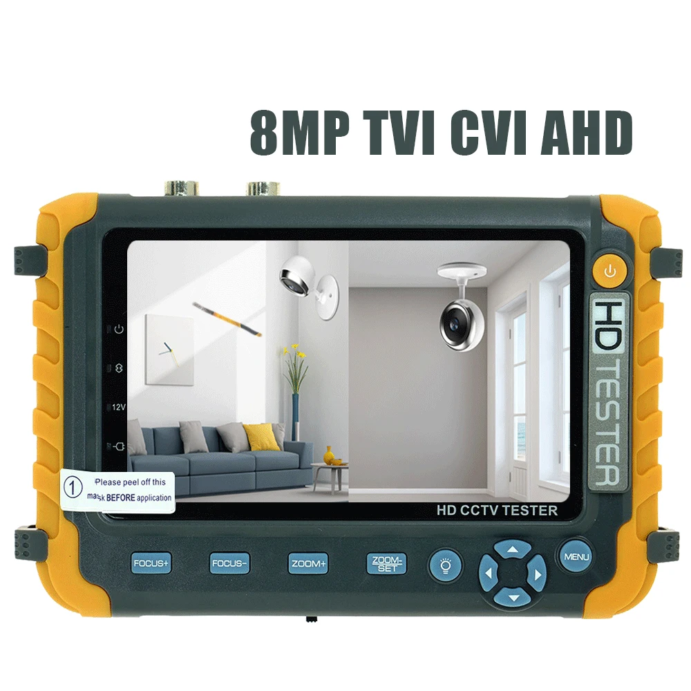 

IV8W CCTV Tester CCTV Cameras Tester 8MP AHD/CVI/TVI CVBS AHD Testers with HDMI VGA Input Video Tester CFTV Mini Monitor Newest