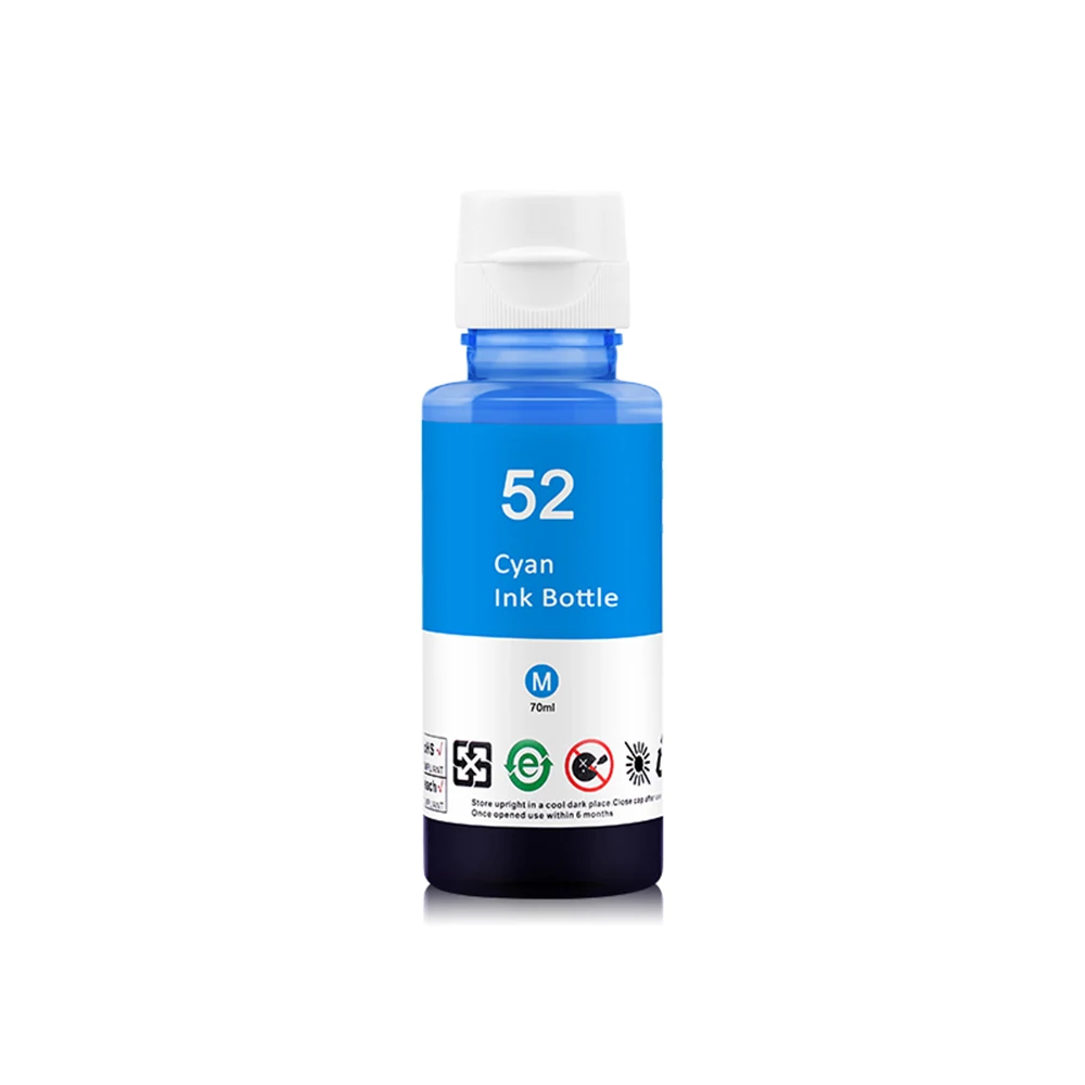 Refill Dye Ink For hp GT51 GT52 GT53 GT5810 GT5820 For HP Smart Tank 450 455 500 510 515 516 519 530 559 570 610 615 651 printer