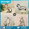 Dog Art Sculpture Simple Metal Dog Abstract Art Sculpture for Home Party Office Desktop Decoration Cute Pet Dog Cats Gifts 1