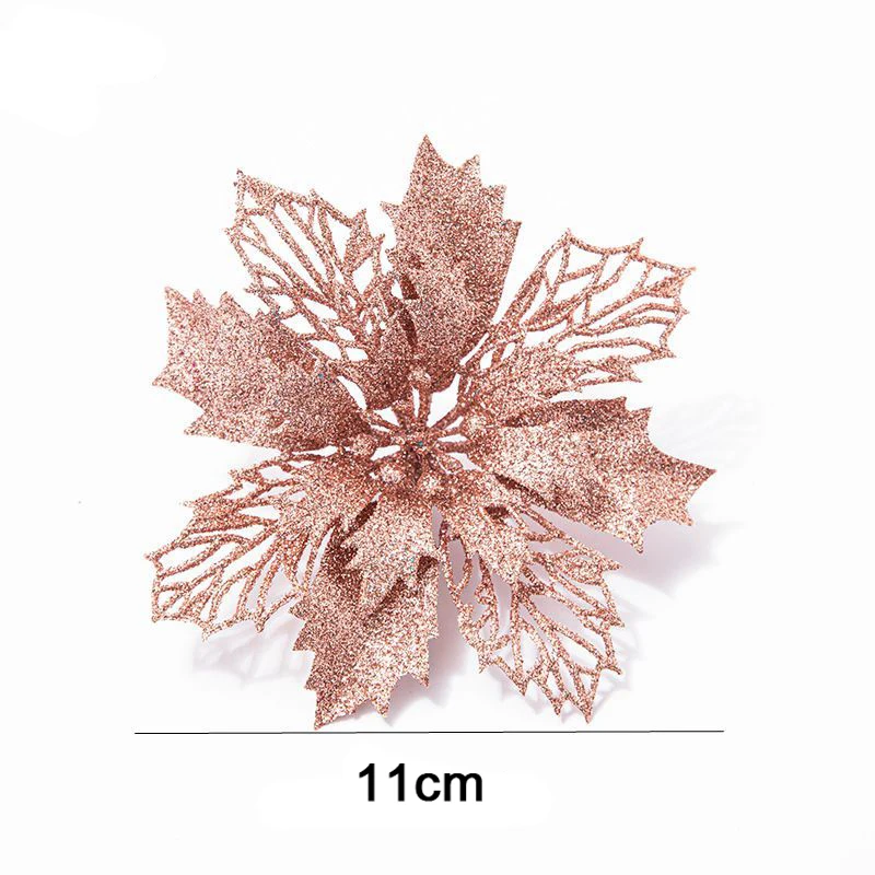 Christmas Pink Series Wreath Plastic Pine Branches Xmas Ball For Christmas DIY Wreath/Door Hanging Decorations Navidad DIY Tree_voghion.com