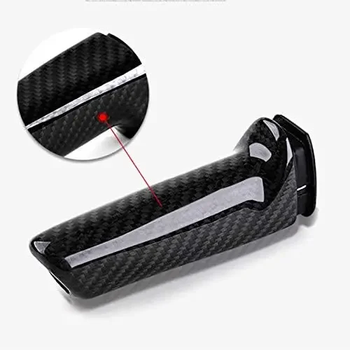 Universal Carbon Fiber Pattern Handbremsgriff Abdeckung For BMW X1 1 2 3 4 Series GT M4 G30 F30 F20 F10 E36 E39 E46 E60 E90 E50