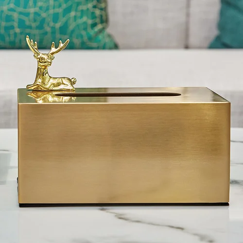 Tissuebox - vierkant - - kleurrijke meubelen, wanddecoraties en glasobjecten