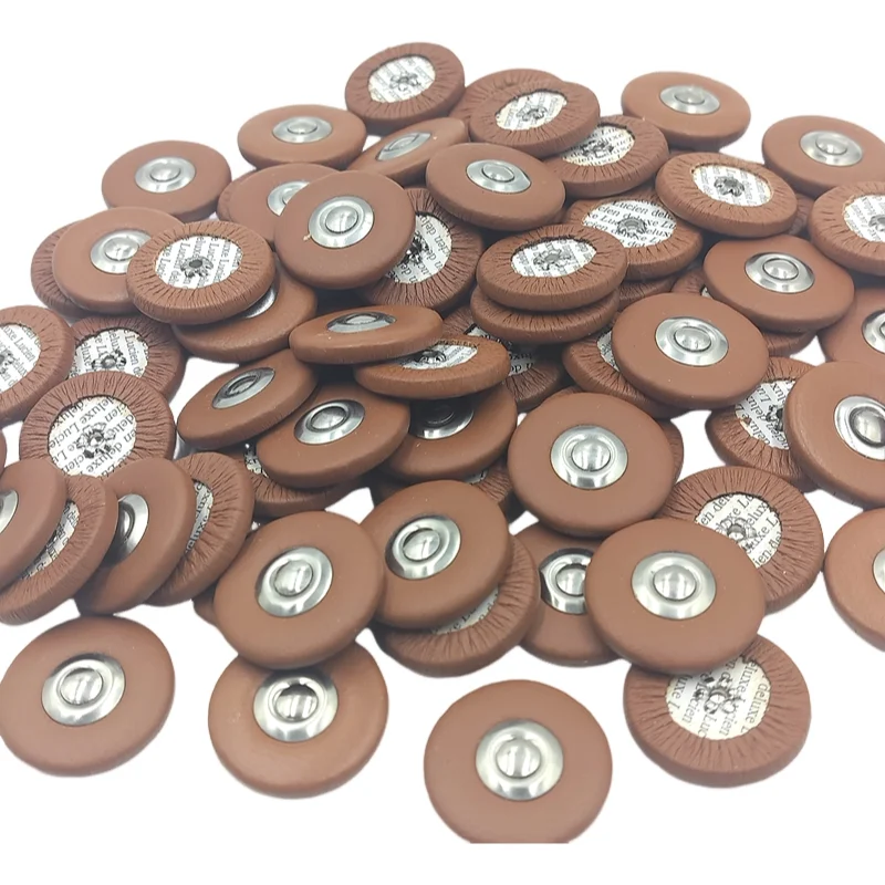 Sax Pads 20pcs 18mm-47mm genuine Goat Leather Pads for Alto/ Tenor/ Soprano Baritone Saxophone Metal Resonator Repair Parts saxophone pads saxophone accessories