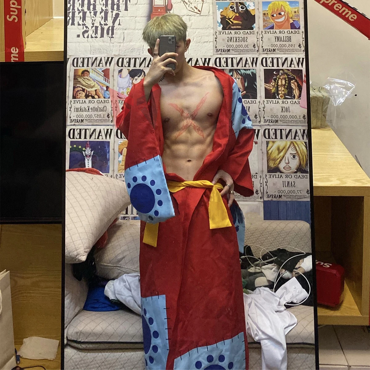 

Аниме Обезьяна D. Luffy Usopp ророноа Зоро Санджи Trafalgar D. Комплект кимоно для косплея по водному закону для игровой вечеринки