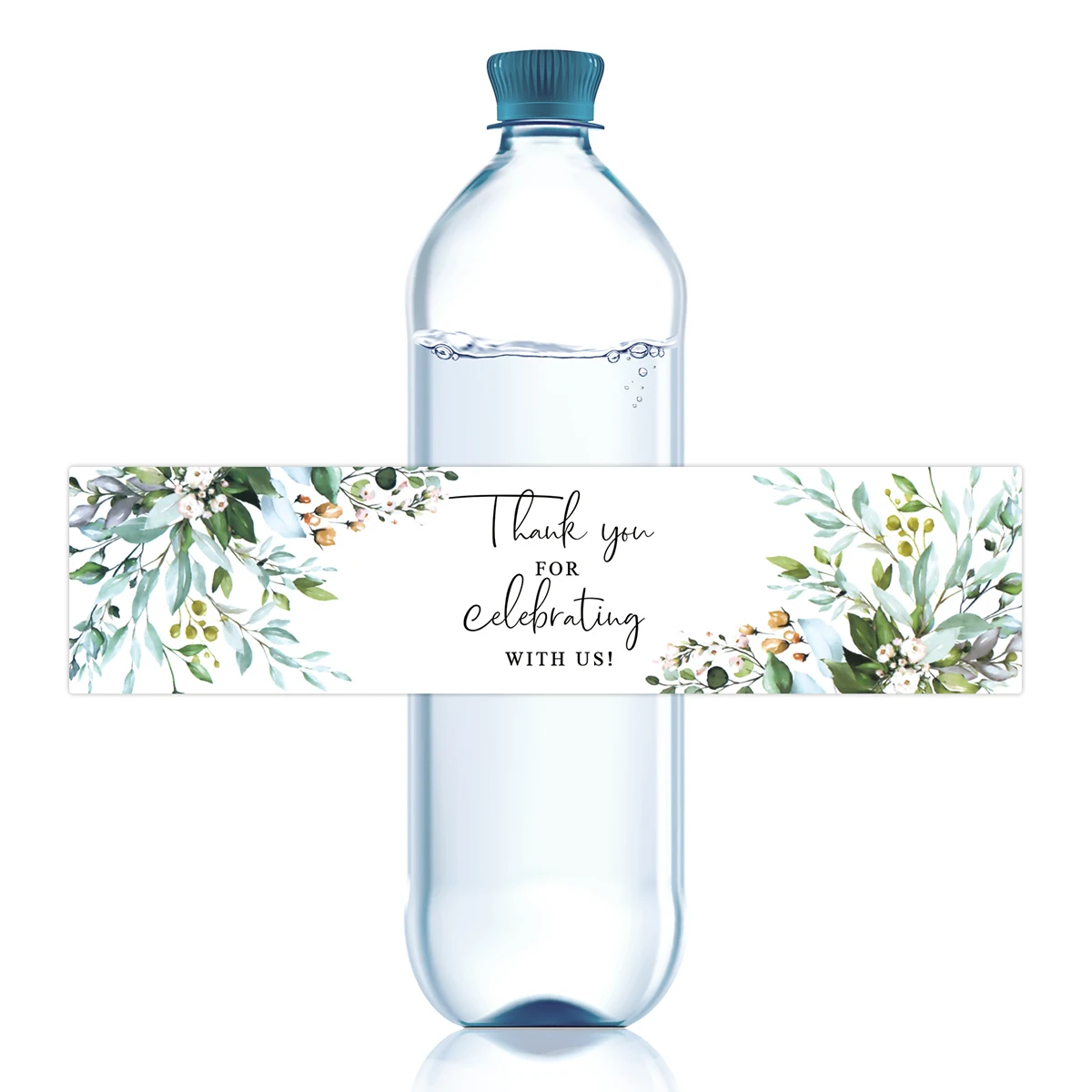 20 etiquetas para botellas de agua de agradecimiento con temática de  plantas, pegatinas decorativas para botellas autoadhesivas para recuerdos  de fiesta, boda, despedida de soltera - AliExpress, image size:1200x1200