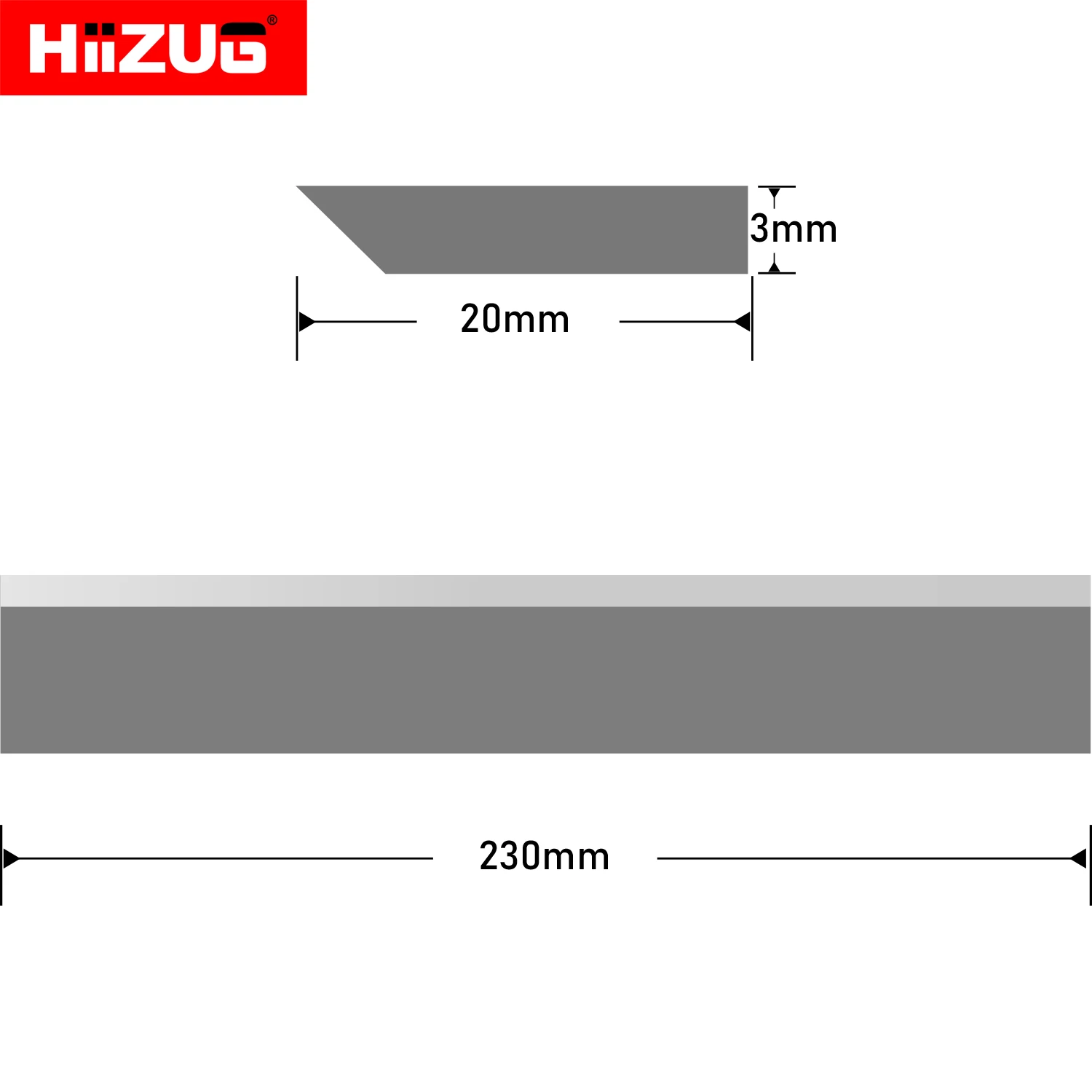 230mm 9 Inch Planer Blades Knives Resharpable for Cutterhead of Thicknesser Electric Surfacer Jointer Planer HSS TCT 3 Pieces