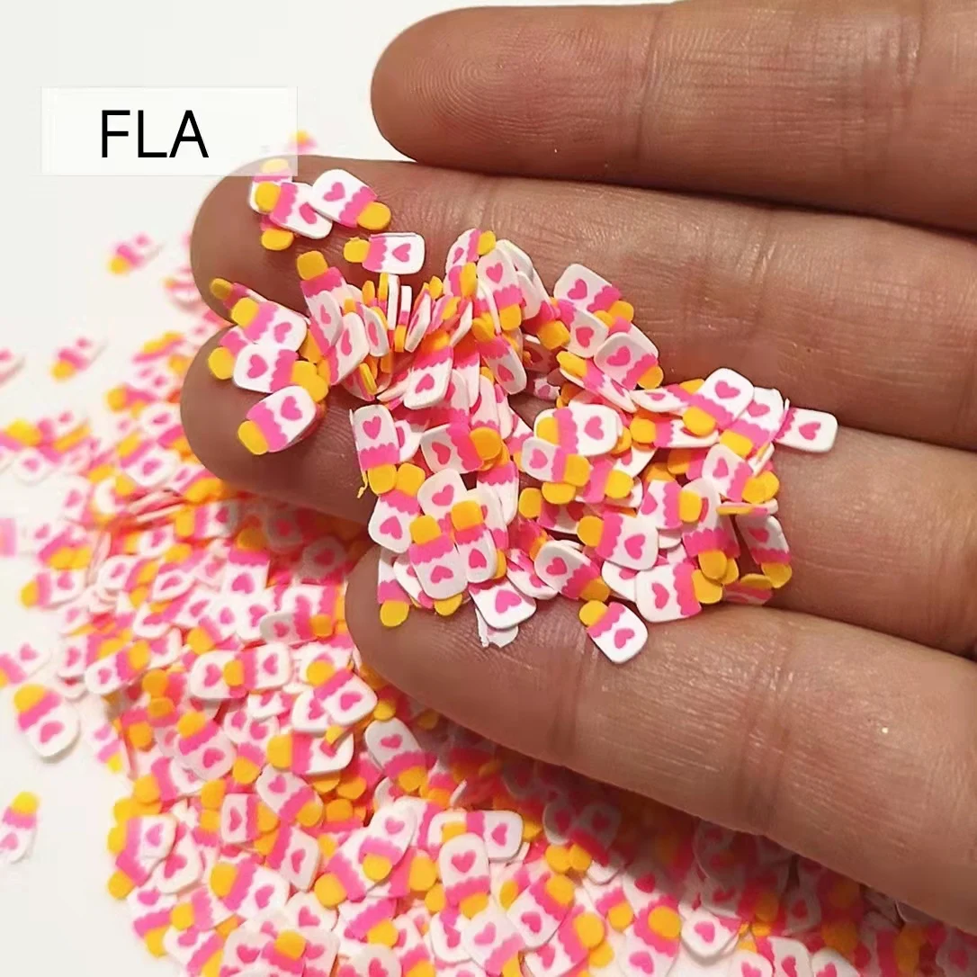  10 Grams Orange Polymer Jet Clay Slices, Fruit Orange Fimo  Slices, Sprinkles Polymer Clay Slices for Slime and Nail Art : Home &  Kitchen