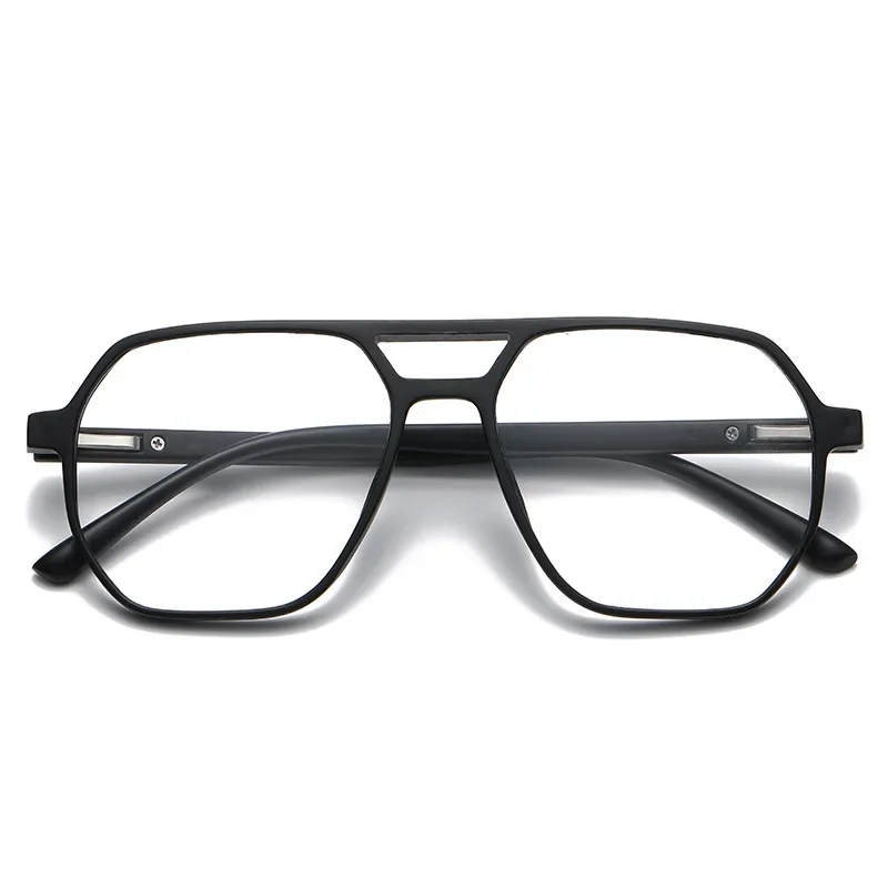 Large Frame Polarized Myopia Sunglasses 6 in 1 Prescription Magnetic Clip Men Women Glasses Optical Eyewear -0.5 to -6.0 3