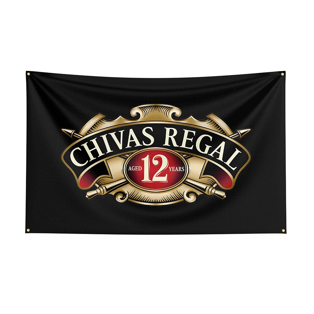 

90x150cm Chivas Flag Polyester Printed Beer Banner For Decor1