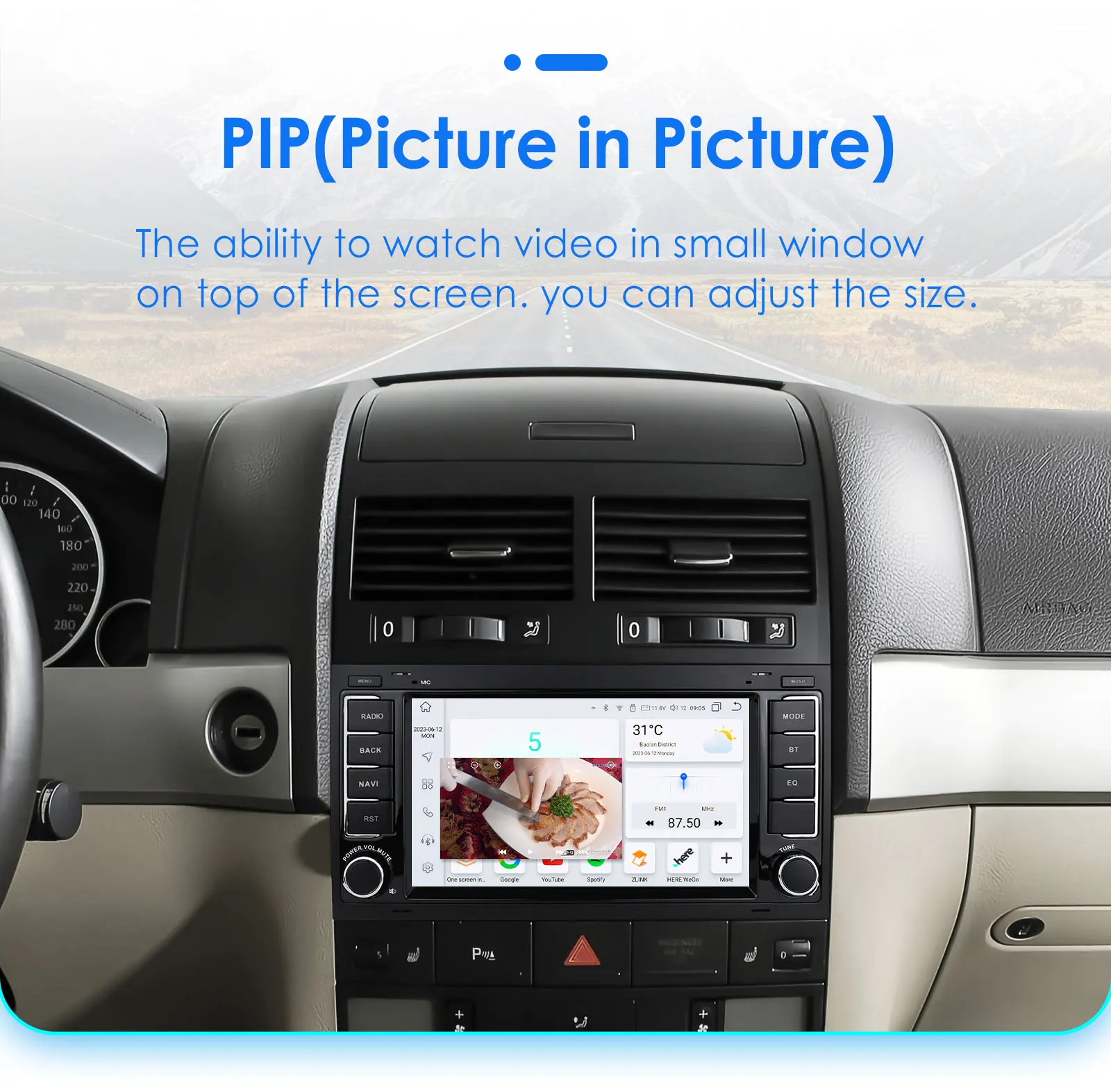 Carplay android auto radio für volkswagen touareg 2013-2016 multi van transporter t5 auto multimedia player gps 4g-let autoradio – Detail 33
