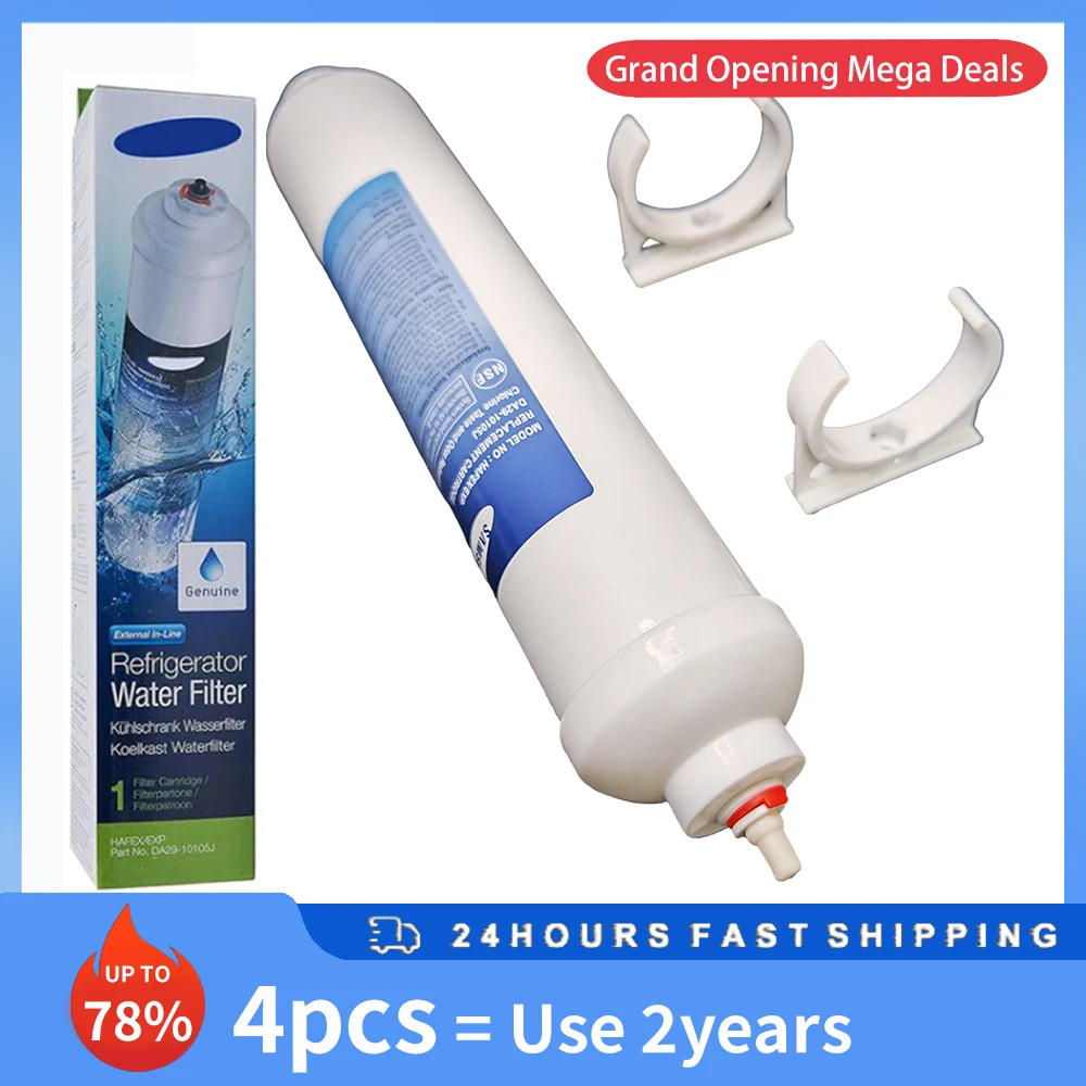 Refrigerator Water Filter DA29-10105J Replacement for HAFEX EXP WHKF-IMTO GXRTQ filtre frigo americain samsung
