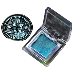 Metallic Lustre Wax Finish for Decorative Sealing and Envelope Art (For sapphire blue)