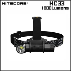 NITECORE HC33 Headlamp Multifunctional Headlight 1800Lumens CREE XHP35 HD LED Magnetic L-shaped Headlamp For Night Wroking