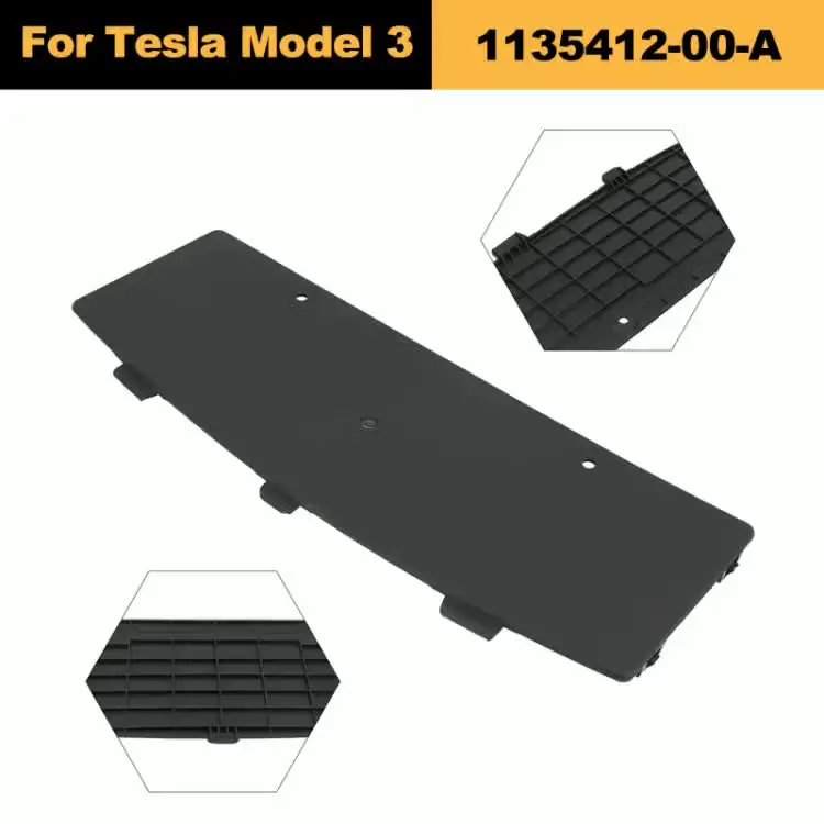 Copertura Gancio Di Traino Posteriore In Plastica Nera Per Tesla Model 3 2017-2022 – Sostituzione Diretta