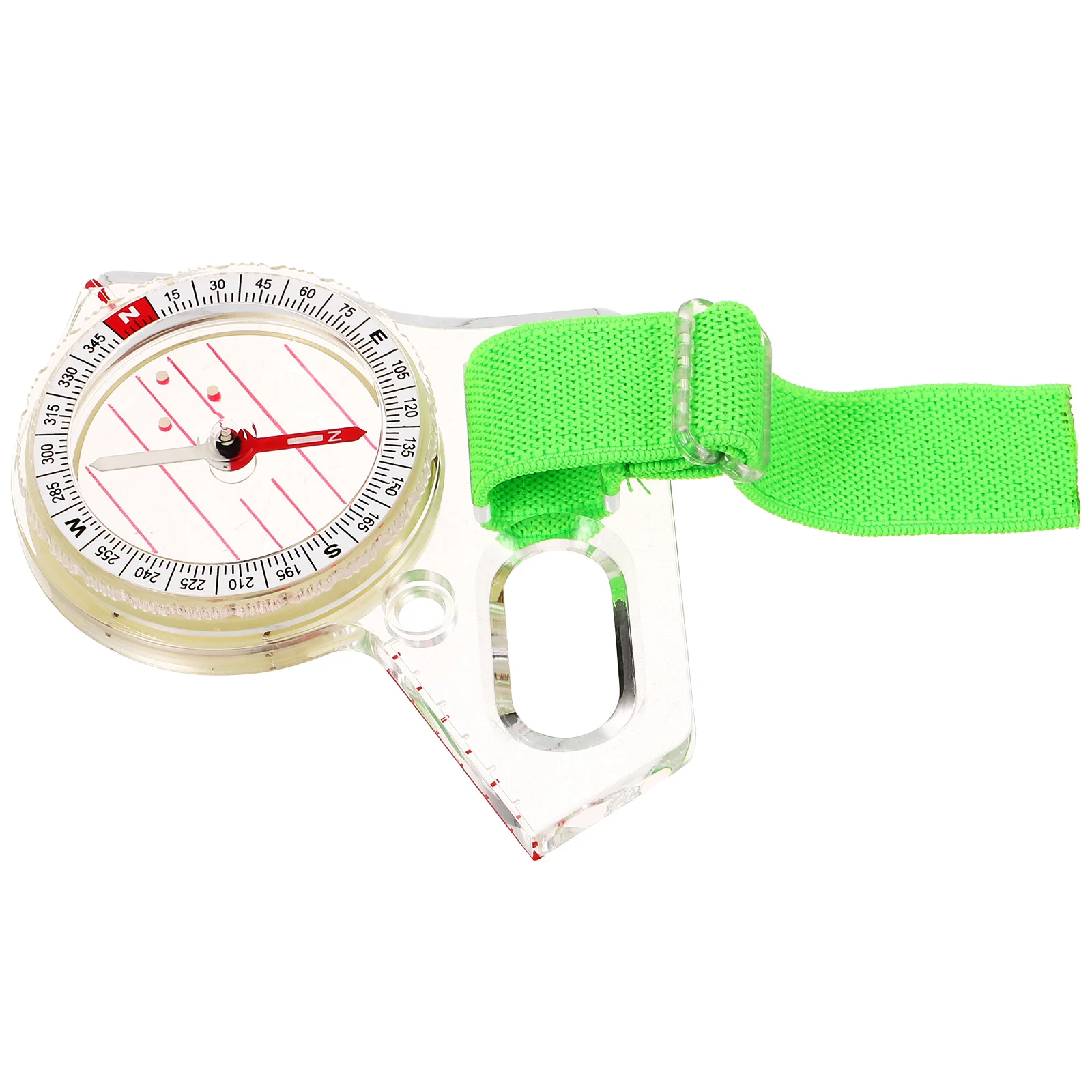 

Thumb-type Directional Compass Map North Needle Quickly Returns to Its Position for Use with Maps Backpacks