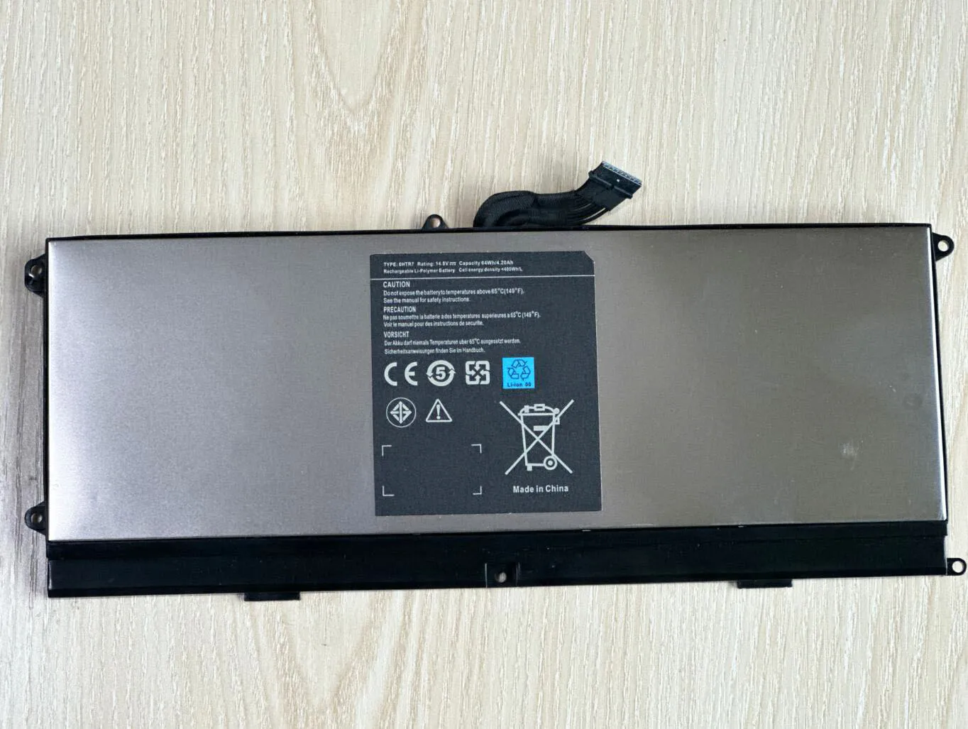 Bateria para Dell Xps 15z L511z 075wy2 0htr7 Ohtr7 0nv5c 75wy2 Nmv5c 14.8v 64wh - Imagem 4