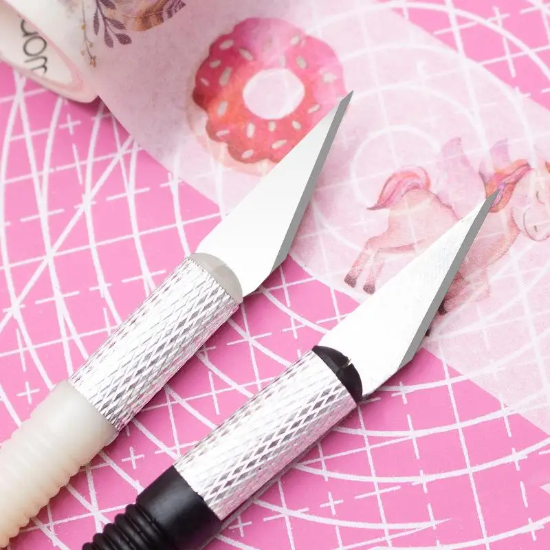 Utility Knife 1pc Cutter Knife Art Utility Knife Pen Sword Cut Stickers Scrapbooking Cutting Tool Hand Account Sword School Supplies DIY Craft utility knife