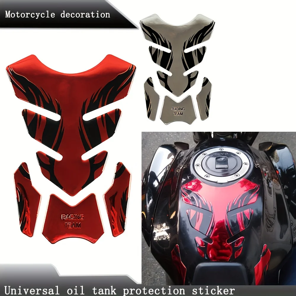 3D Gas Tank Protector for Motorcycle Tank Pad Decal PVC Soft Rubber Pad Protector Sticker Anti Slip Waterproof Sticker Moto gas tank protector sticker motorcycle stickers motorcycle tank sticker motorcycle accessories