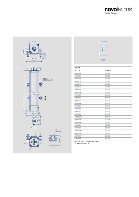 LWH Series Linear Displacement / Position Sensor - Multiple Stroke Lengths (50mm To 900mm)