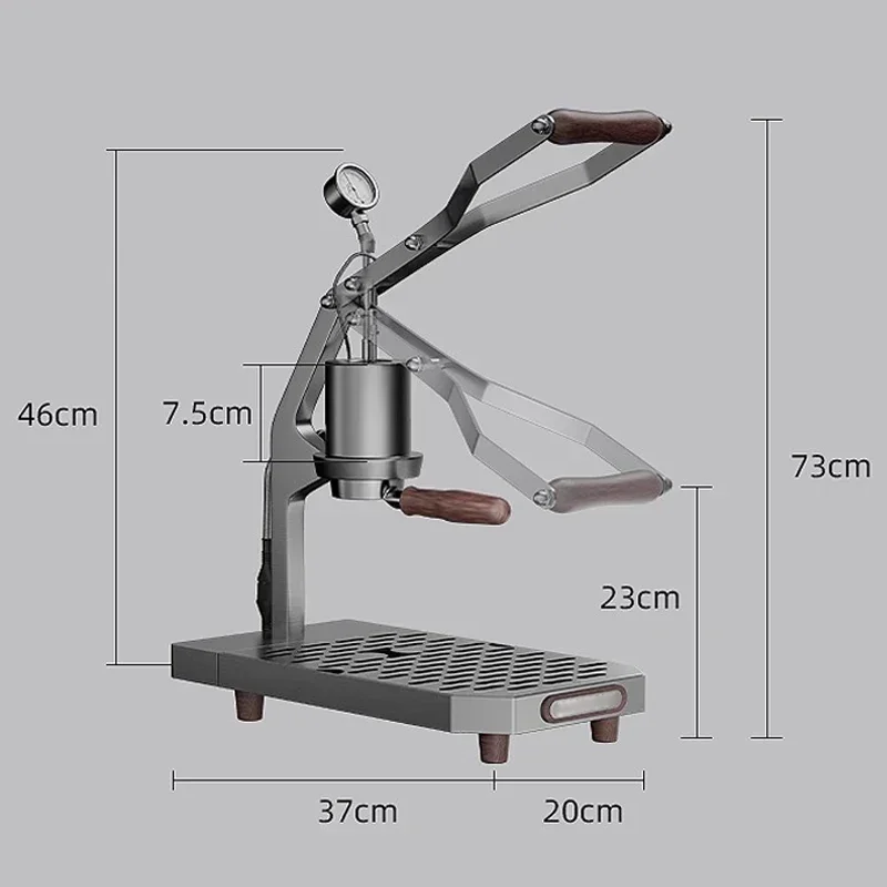 Hand-pressed Coffee Machine Home Small Commercial Espresso Machine 1-16Bar Lever Coffee Machine